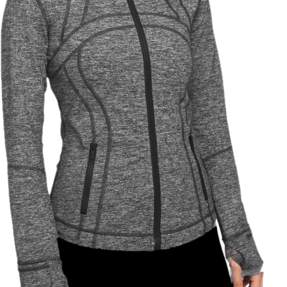 Lululemon Athletica Charcoal Zip-Up Hoodie
